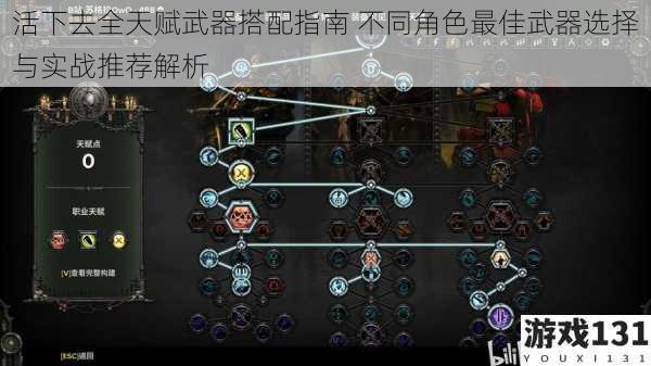 活下去全天赋武器搭配指南 不同角色最佳武器选择与实战推荐解析