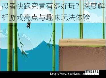 忍者快跑究竟有多好玩？深度解析游戏亮点与趣味玩法体验