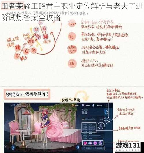 王者荣耀王昭君主职业定位解析与老夫子进阶试炼答案全攻略