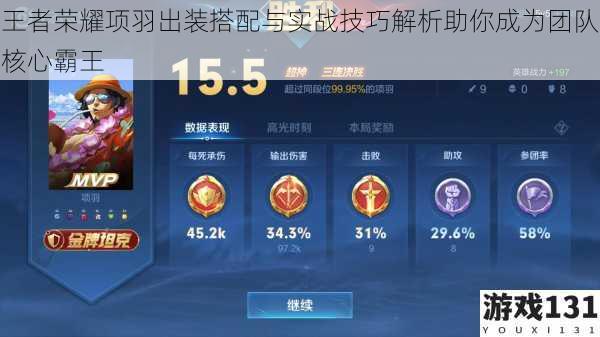 王者荣耀项羽出装搭配与实战技巧解析助你成为团队核心霸王