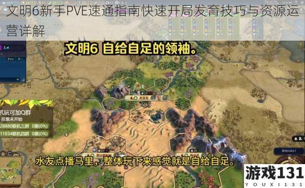 文明6新手PVE速通指南快速开局发育技巧与资源运营详解