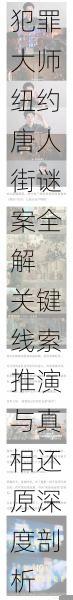 犯罪大师纽约唐人街谜案全解 关键线索推演与真相还原深度剖析