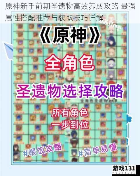 原神新手前期圣遗物高效养成攻略 最强属性搭配推荐与获取技巧详解