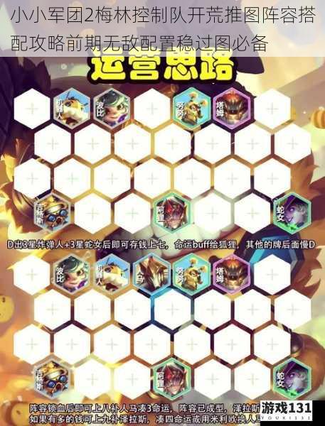 小小军团2梅林控制队开荒推图阵容搭配攻略前期无敌配置稳过图必备