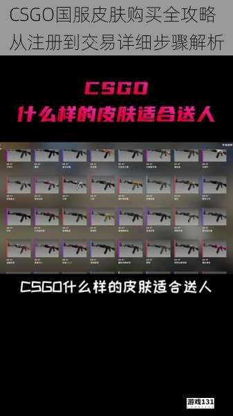 CSGO国服皮肤购买全攻略 从注册到交易详细步骤解析