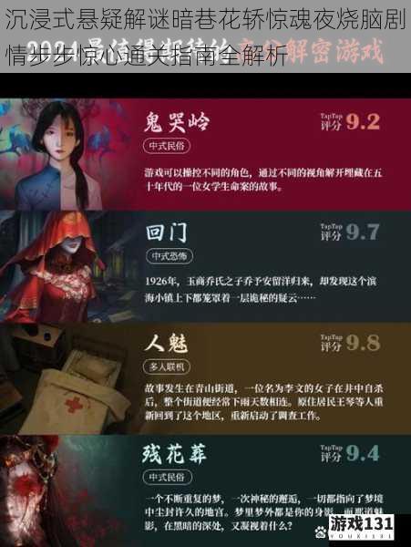 沉浸式悬疑解谜暗巷花轿惊魂夜烧脑剧情步步惊心通关指南全解析