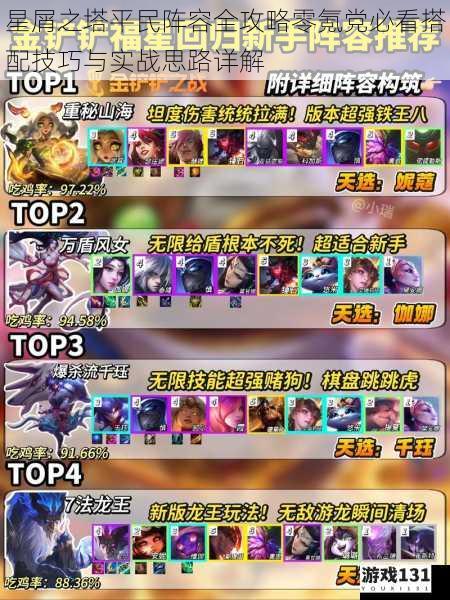 星屑之塔平民阵容全攻略零氪党必看搭配技巧与实战思路详解