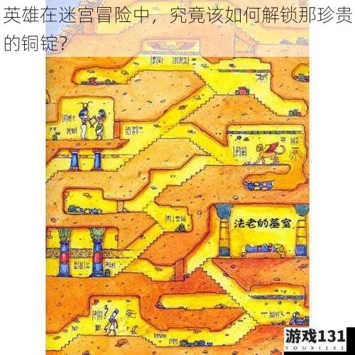 英雄在迷宫冒险中,究竟该如何解锁那珍贵的铜锭?