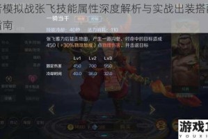 王者模拟战张飞技能属性深度解析与实战出装搭配推荐指南