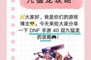 DNF手游40层塔高效通关技巧全解析速通打法与实战心得分享