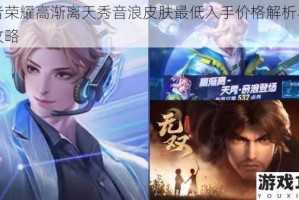 王者荣耀高渐离天秀音浪皮肤最低入手价格解析与获取攻略
