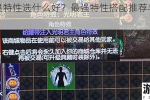 光明教皇特性选什么好？最强特性搭配推荐与实战效果分析