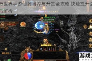 传奇世界手游仙翼培养与升星全攻略 快速提升战力技巧解析