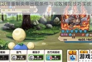口袋妖怪重制炎帝出现条件与高效捕捉技巧实战攻略详解