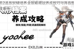 少前2追放妖精培养全攻略高效养成技巧与阵容搭配深度解析