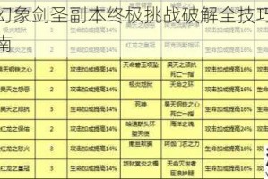 太极熊猫幻象剑圣副本终极挑战破解全技巧与高效通关实战指南