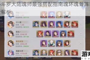 剑尘心斗罗大陆魂师最强搭配指南魂环魂骨阵容组合与技能解析
