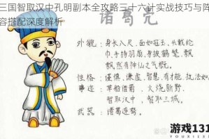 三国智取汉中孔明副本全攻略三十六计实战技巧与阵容搭配深度解析
