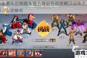 全明星激斗公测版本强力阵容搭配攻略顶级角色组合推荐与实战解析