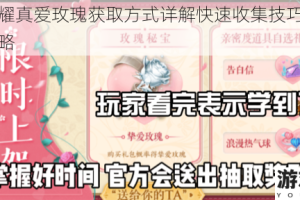 王者荣耀真爱玫瑰获取方式详解快速收集技巧与兑换皮肤攻略