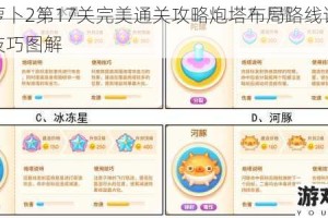 保卫萝卜2第17关完美通关攻略炮塔布局路线详解与高分技巧图解