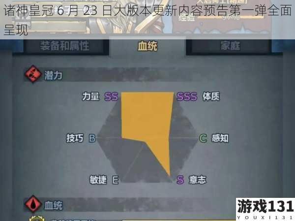 诸神皇冠 6 月 23 日大版本更新内容预告第一弹全面呈现