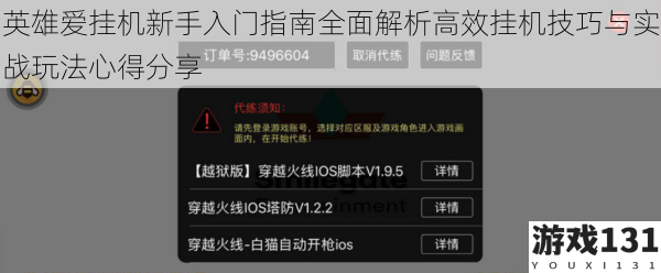 英雄爱挂机新手入门指南全面解析高效挂机技巧与实战玩法心得分享