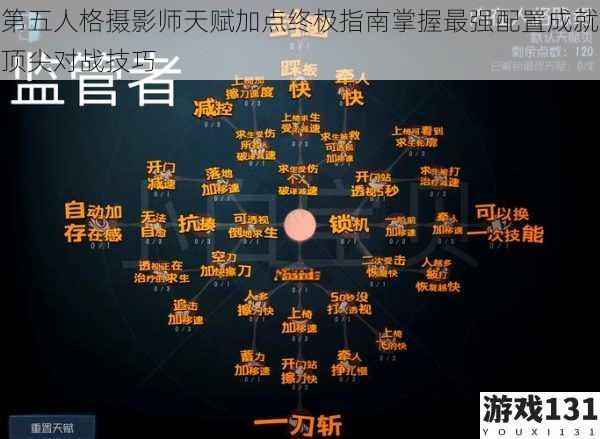 第五人格摄影师天赋加点终极指南掌握最强配置成就顶尖对战技巧