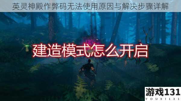 英灵神殿作弊码无法使用原因与解决步骤详解