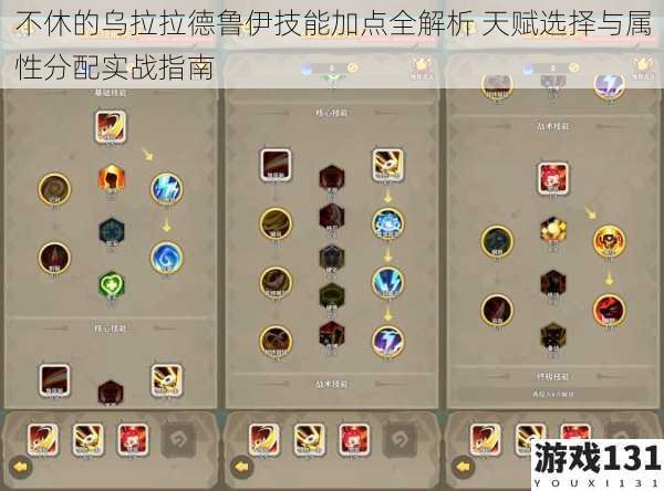不休的乌拉拉德鲁伊技能加点全解析 天赋选择与属性分配实战指南