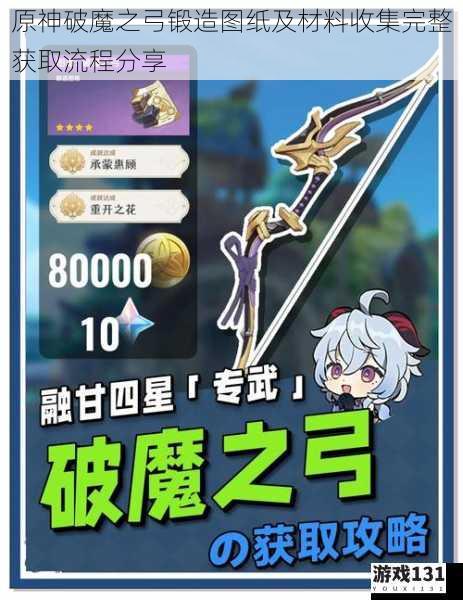 原神破魔之弓锻造图纸及材料收集完整获取流程分享