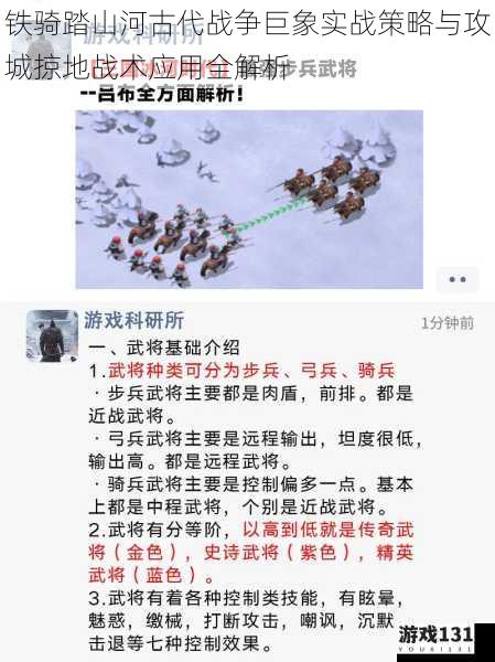 铁骑踏山河古代战争巨象实战策略与攻城掠地战术应用全解析