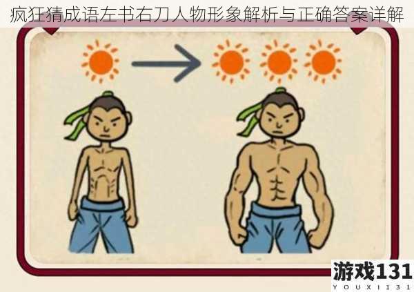 疯狂猜成语左书右刀人物形象解析与正确答案详解