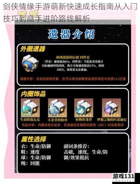 剑侠情缘手游萌新快速成长指南从入门技巧到高手进阶路线解析