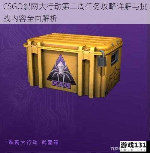 CSGO裂网大行动第二周任务攻略详解与挑战内容全面解析