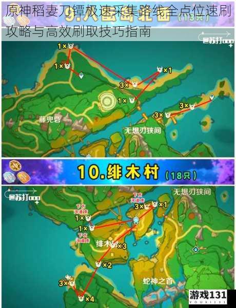 原神稻妻刀镡极速采集路线全点位速刷攻略与高效刷取技巧指南