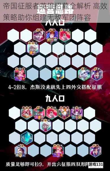 帝国征服者英雄招募全解析 高效策略助你组建无敌军团阵容