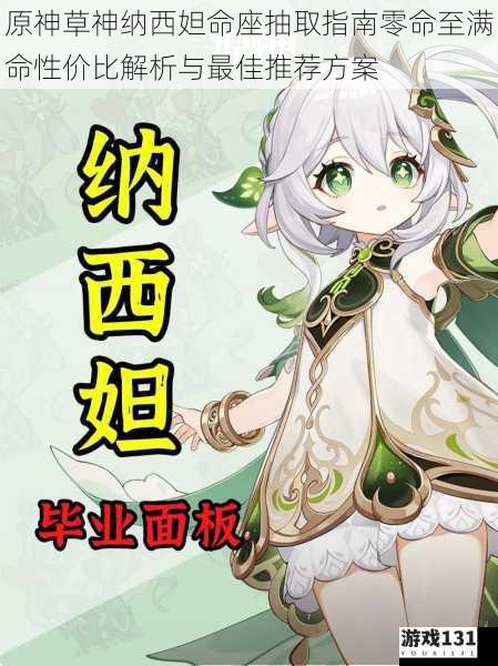 原神草神纳西妲命座抽取指南零命至满命性价比解析与最佳推荐方案