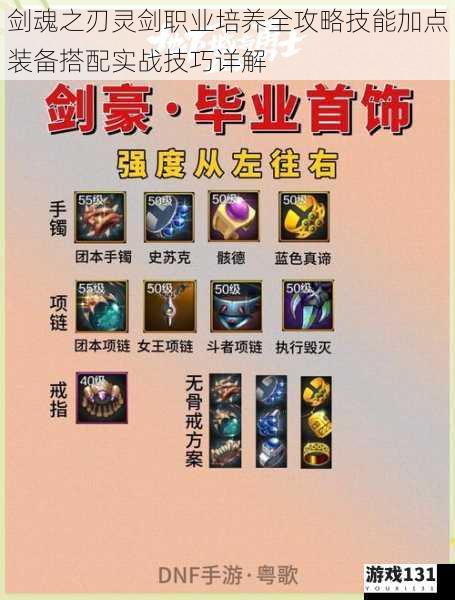 剑魂之刃灵剑职业培养全攻略技能加点装备搭配实战技巧详解